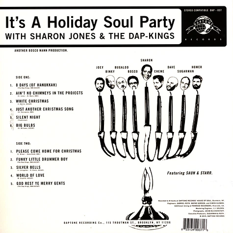 Sharon Jones & The Dap Kings - It's A Holiday Soul Party! Colored Vinyl Edition