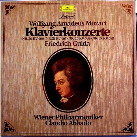 Wolfgang Amadeus Mozart - Friedrich Gulda, Wiener Philharmoniker, Claudio Abbado - Klavierkonzerte Nr. 20 KV 466 Nr. 21 KV 467 Nr. 25 KV 503 Nr. 27 KV 595