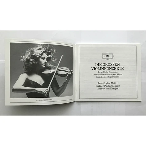 Anne-Sophie Mutter, Herbert von Karajan, Berliner Philharmoniker - Die Großen Violinkonzerte