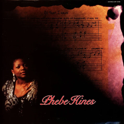 Phebe Hines - All That I Have