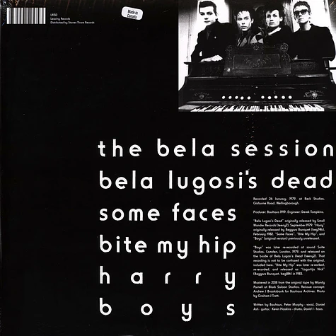 Bauhaus - The Bela Session Colored Vinyl Edition