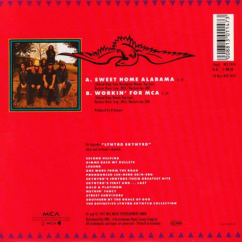 Lynyrd Skynyrd - Sweet Home Alabama / Workin' For MCA