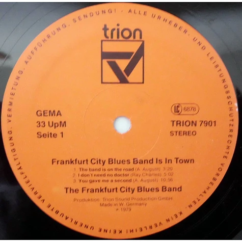 Frankfurt City Blues Band - ...Is In Town