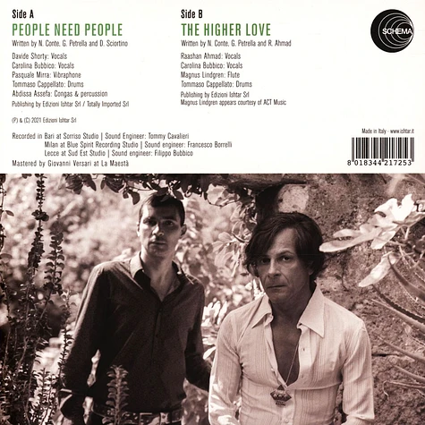 Nicola Conte & Gianluca Petrella - People Need People / The Higher Love