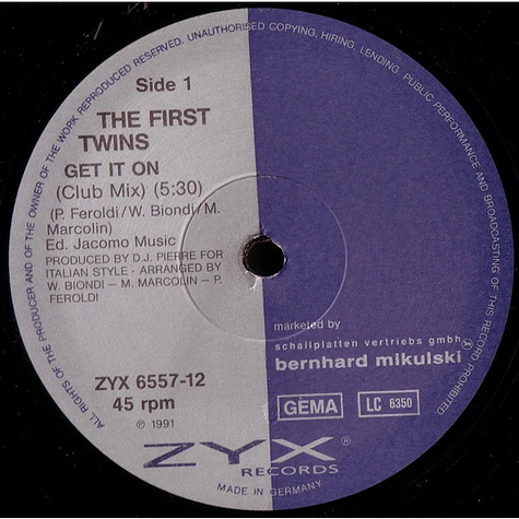 The First Twins - Get It On
