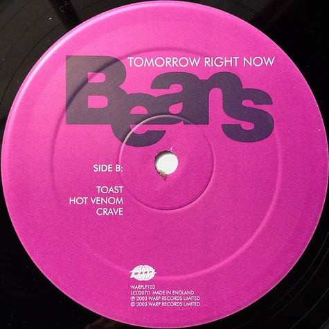 Beans - Tomorrow Right Now