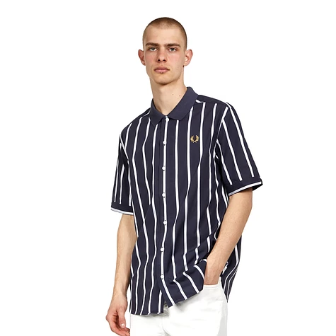 Fred Perry - Contrast Collar Stripe Shirt