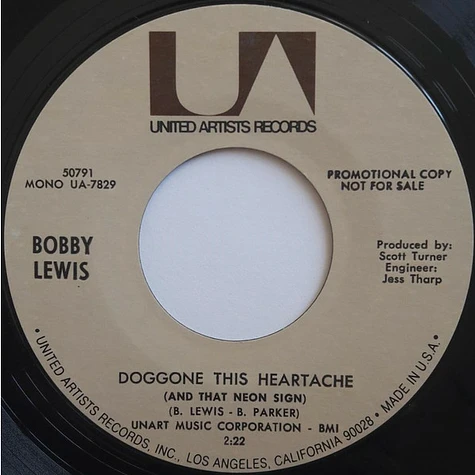 Bobby Lewis - Doggone This Heartache (And That Neon Sign) / If I Had You