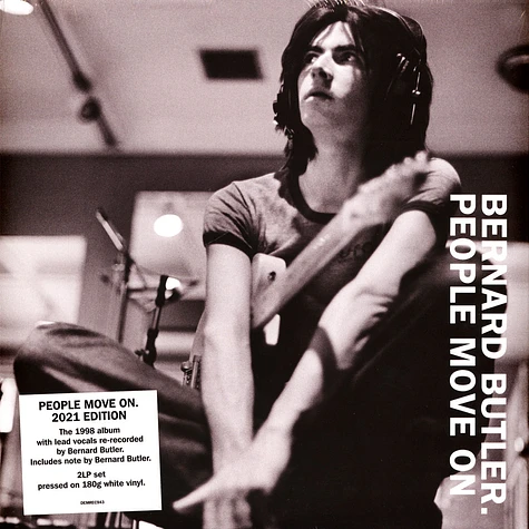 Bernard Butler - People Move On - 2021 Vocals White Vinyl Edition