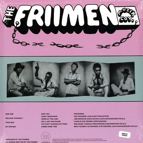 Friimen Muzik Company - Free Man Violet Vinyl Edition