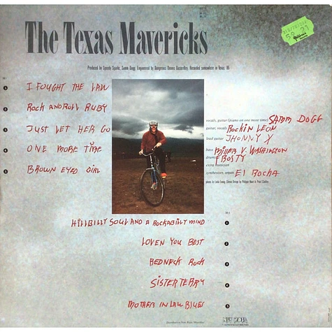 Doug Sahm Presents The Texas Mavericks - Who Are These Masked Men?