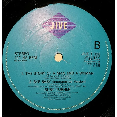 Ruby Turner - Bye Baby