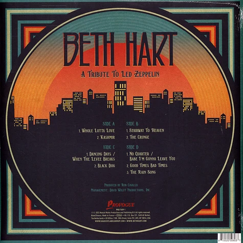 Beth Hart - A Tribute To Led Zeppelin Black Vinyl Edition
