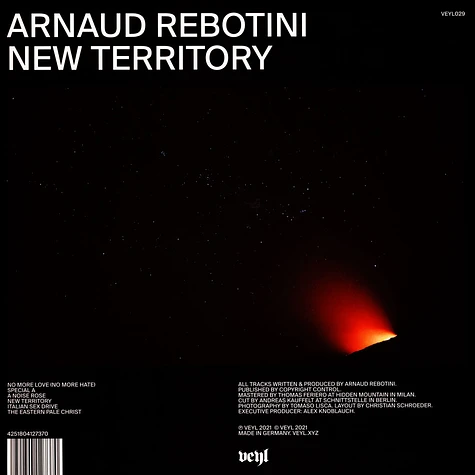 Arnaud Rebotini - New Territory Red Yellow Marbled Vinyl Edition