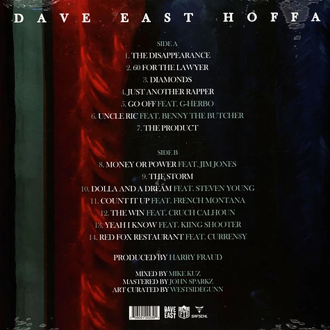 Dave East & Harry Fraud - Hoffa Red Vinyl Edition