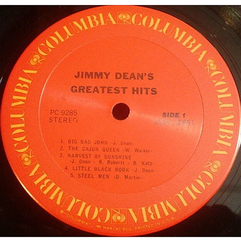 Jimmy Dean - Jimmy Dean's Greatest Hits