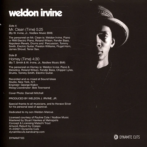 Weldon Irvine - Mr Clean / Homey