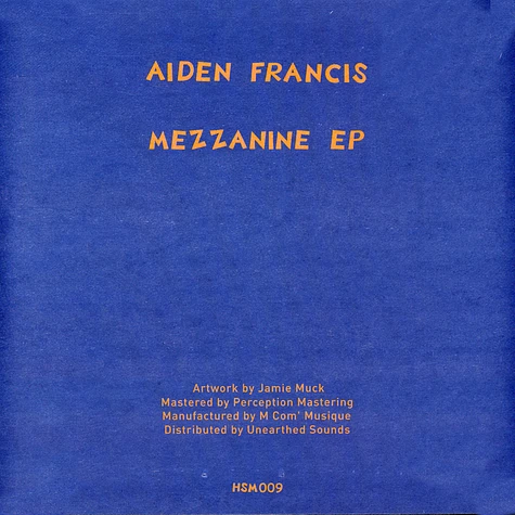 Aiden Francis - Mezzanine EP