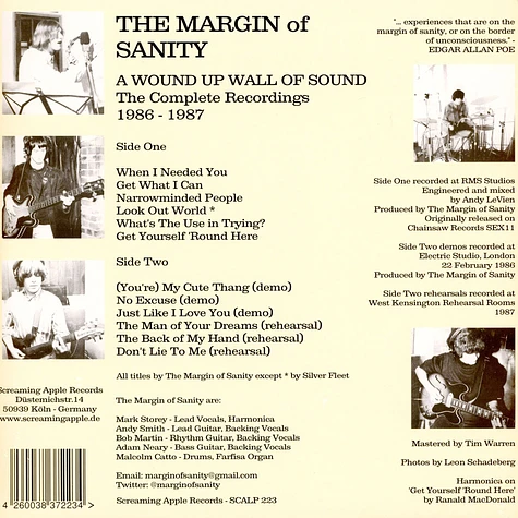 The Margin Of Sanity - A Wound Up Wall Of Sound