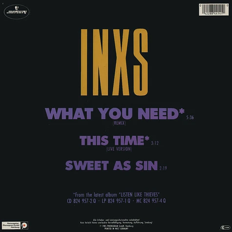 INXS - What You Need