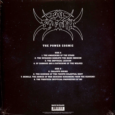 Bal-Sagoth - The Power Cosmic Clear/Blue Splatter Vinyl Edition