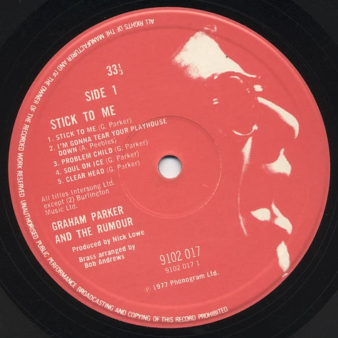 Graham Parker And The Rumour - Stick To Me