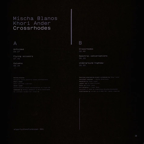 Mischa Blanos, Khori Ander - Crossrhodes