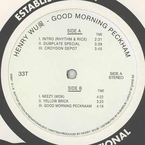 Henry Wu - Good Morning Peckham