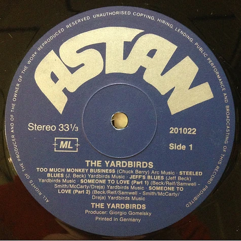 The Yardbirds - Shapes Of Things