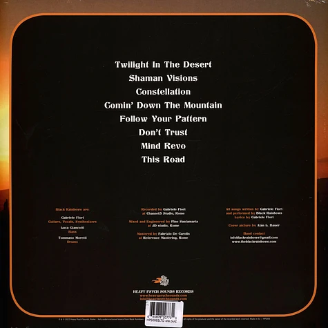 Black Rainbows - Twilight In The Desert Orange And Purple Vinyl Edition