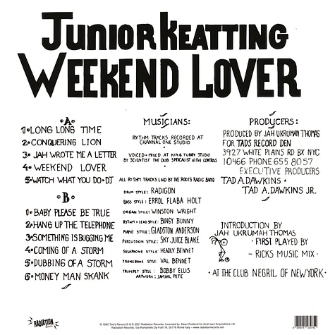 Junior Keatting - Weekend Lover