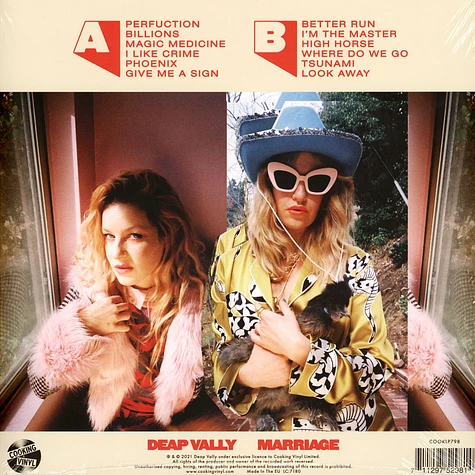 Deap Vally - Marriage Transparent Red Vinyl Edition