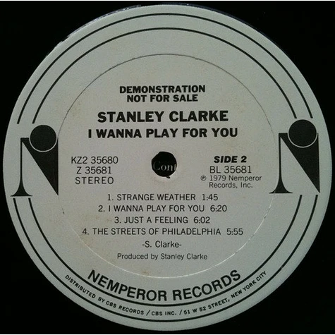 Stanley Clarke - I Wanna Play For You