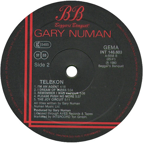 Gary Numan - Telekon