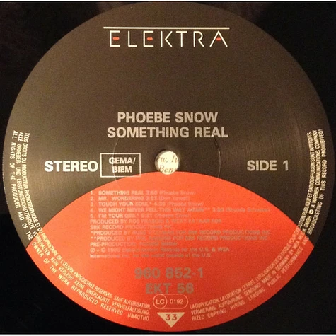 Phoebe Snow - Something Real