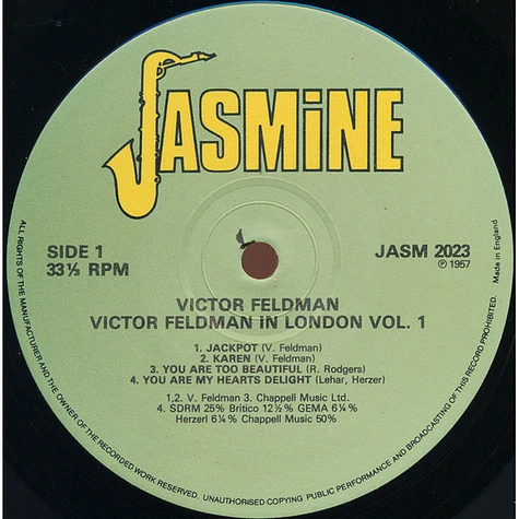 Victor Feldman - Victor Feldman In London Vol.1