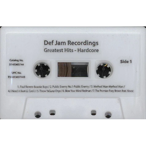 V.A. - Def Jam Recordings Greatest Hits Hardcore Prison Tape Edition
