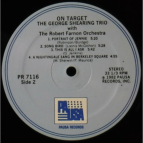 George Shearing Trio & Robert Farnon And His Orchestra - On Target