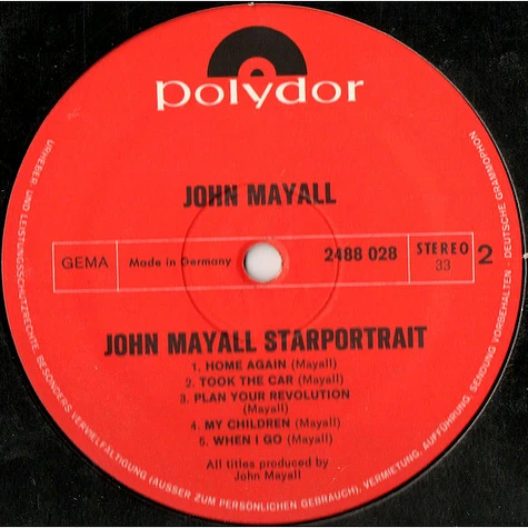 John Mayall - Starportrait