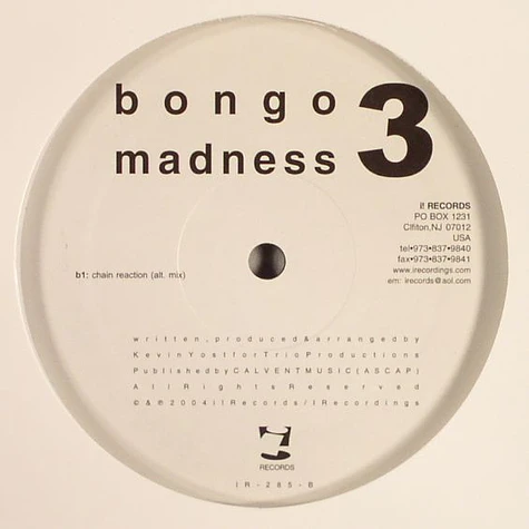 Kevin Yost - Bongo Madness 3