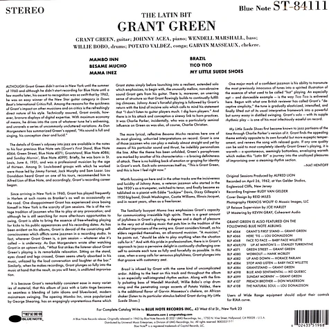 Grant Green - The Latin Bit Tone Poet Vinyl Edition
