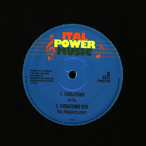 Peter Spence, Ital Power Players / M.Ital - Gideon Trod, Dub / Vibrations, Dub