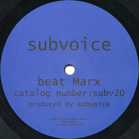 Subvoice - Beat Marx