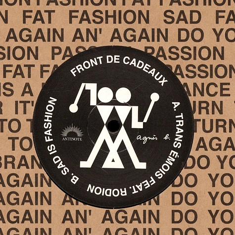 Front De Cadeaux - Trans Emois / Sad Is Fashion