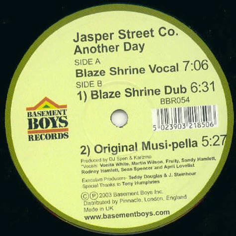 Jasper Street Co. - Another Day (Blaze Remixes)