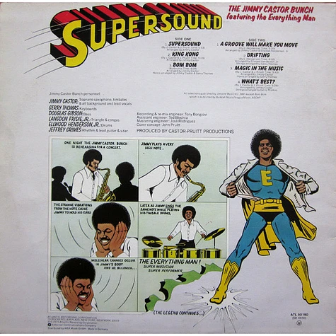 The Jimmy Castor Bunch Featuring The Everything Man - Supersound