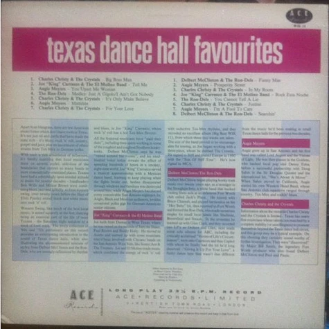 V.A. - Texas Dancehall Favourites
