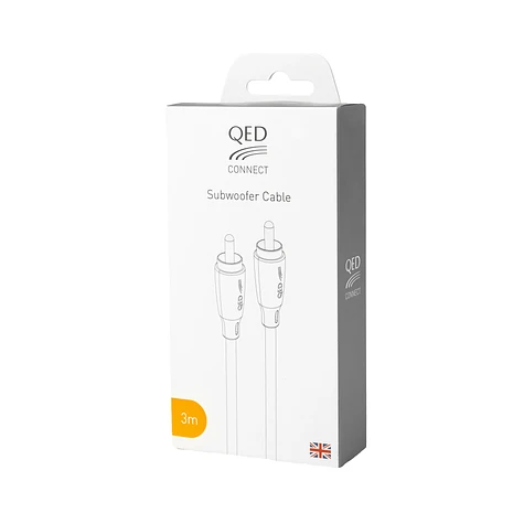 QED - CONNECT Subwoofer-Kabel 3 Meter