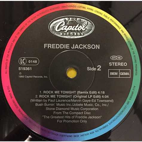 Freddie Jackson - Rock Me Tonight (Remix)