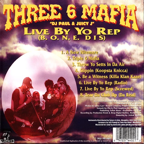 Three 6 Mafia - Live By Yo Rep Yellow Vinyl Edition